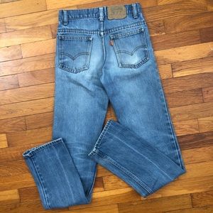 26x33 Vintage 80s Levi’s 719 orange tab mom jeans